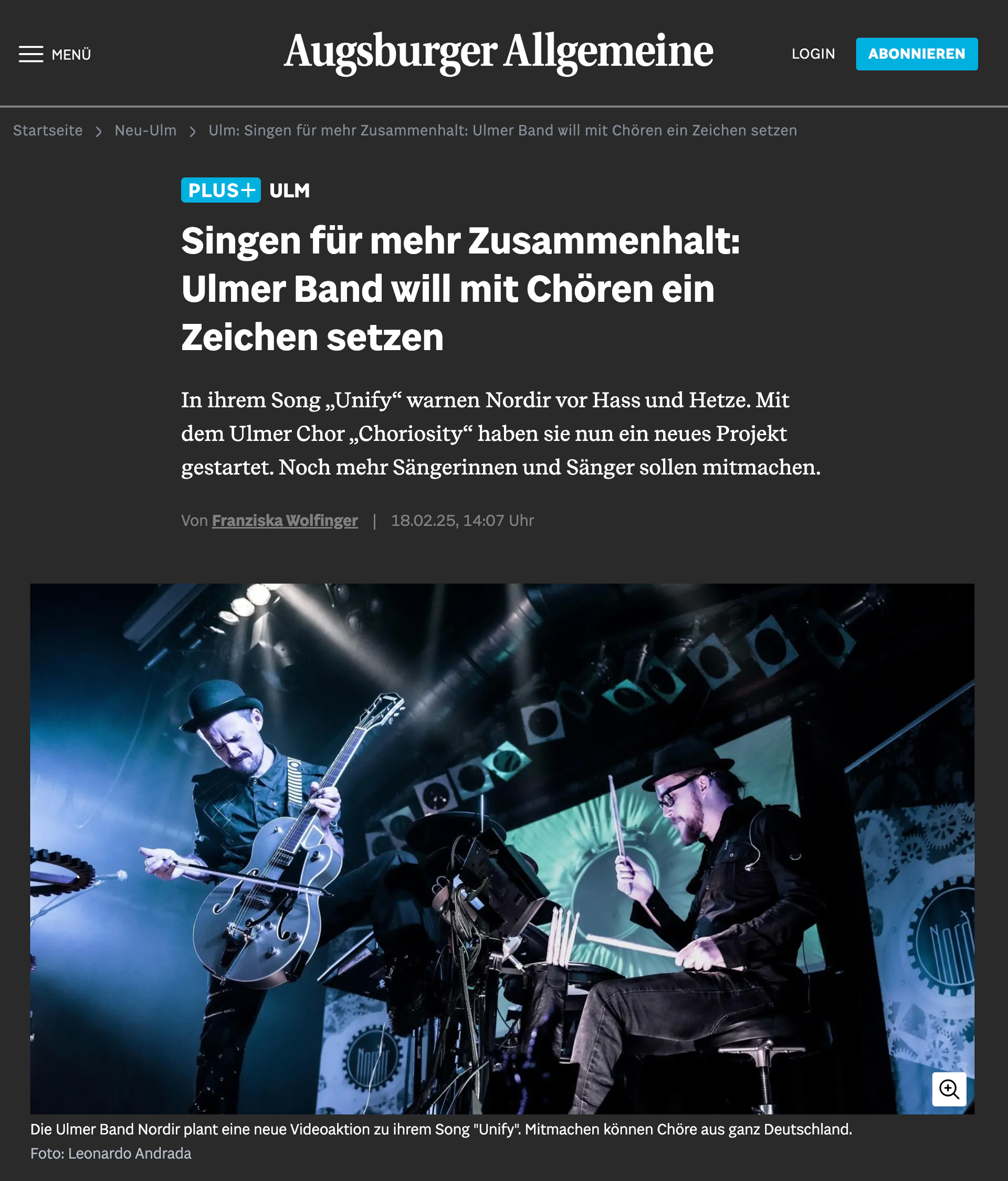 NORDIR Augsburger Allgemeine